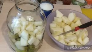 Компот груши с дыней на зиму