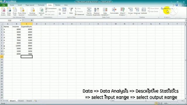 How to find out Descriptive Statistics by using Excel | Bangla Data Analysis in Excel | Tutorial 1.