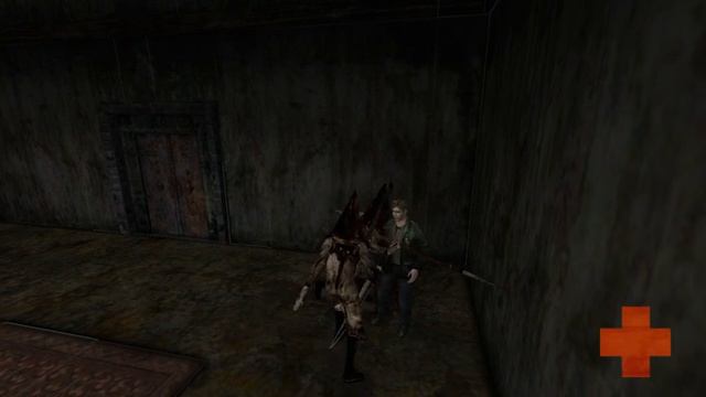 Silent Hill 2 (Hard) Джеймс против 2х пирамидоголовых
