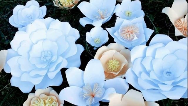 ЦВЕТЫ ИЗ БУМАГИ I DIY I Творческие идеи I SILK Dekor Foto