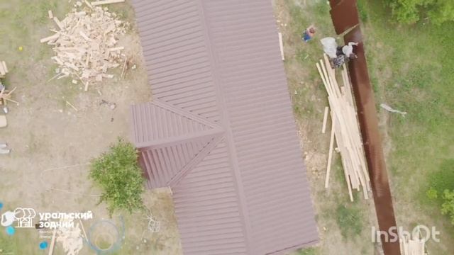 Дачный дом из бруса по скандинавским мотивам
