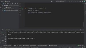 Run Python code using a run configuration in PyCharm | Getting started