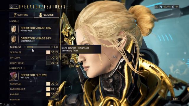 WARFRAME GOOD LOOKING FEMALE FACE TUTORIAL + Gender swapping