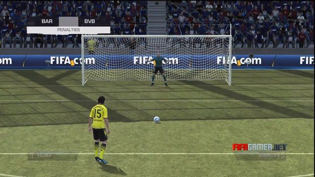 FIFA 12 - Amazing Penalty Shootout. Barcelona v Dortmund [HD] смотреть онлайн