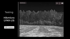 Hikmicro LYNX-L15 Thermal Imaging Monocular Testing | Optics Trade See Through
