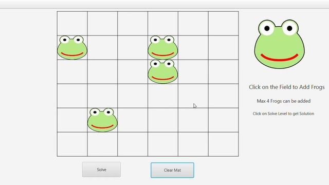 Frog Game Java, JavaFx, Java Swing applying backtracking algorithm смотреть онлайн