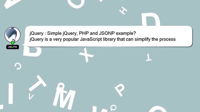 jQuery : Simple jQuery, PHP and JSONP example?