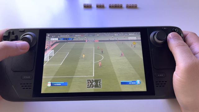 Fifa 21 - maximum graphics - Steam Deck (512GB model) handheld gameplay смотреть онлайн