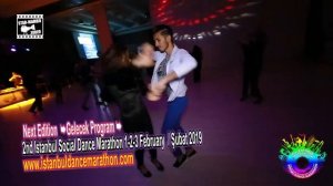 Murat & Charla - Bachata dancing @ Istanbul Social Dance Marathon 2018