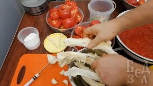 Огонек из помидор - острый соус (приправа) "Огонёк" .