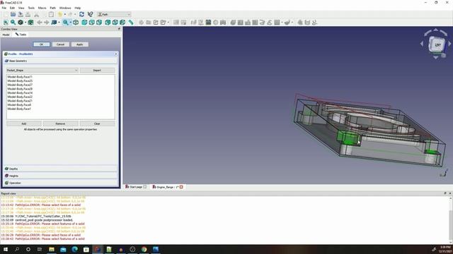 FreeCAD 0.19 CNC Part Programming. How to add your custom tools