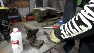 покраска тисков молотковой краской