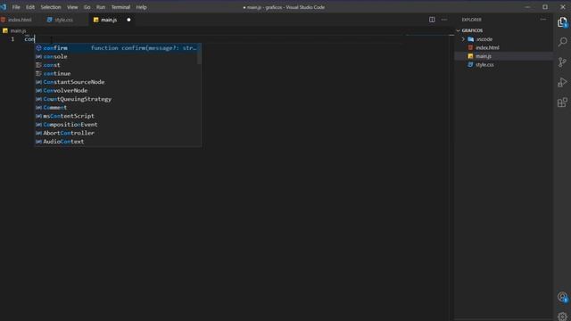 Implementa gráficos muy rápido con Chart Js y Javascript смотреть онлайн