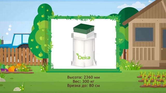 Септик БиоДека 15 / Обзорное видео канализации BioDeka 15 от компании Септик78 в СПб