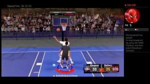 Me beating a hall of fame without any cheats in NBA 2K20