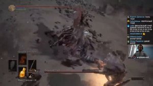 ПАПИЧ В DARK SOULS3. ПАПИЧ VS РЫЦАРЬ ГАЭЛЬ! ОЧЕНЬ МНОГО ХП! С ЧАТОМ. ЧАСТЬ 65