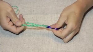 Как связать узел кошачья лапка.