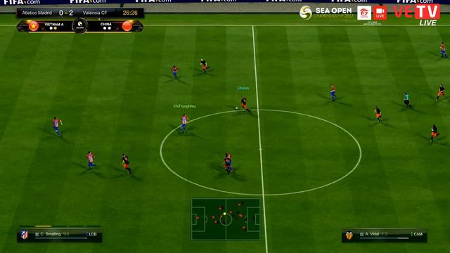 16.09.2017 CHINA vs VIETNAM A Knock-out 1SOC 2017