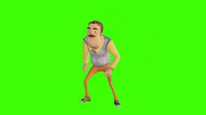 ПРИВЕТ СОСЕД ВЫБИВАЕТ ДВЕРЬ на ЗЕЛЕНОМ ФОНЕ / HELLO NEIGHBOR KNOCKS DOWN THE DOOR on GREEN SCREEN