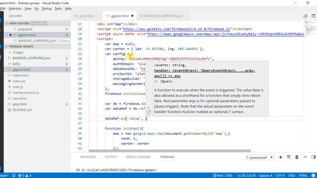 GeoJSON with Google Maps and Firebase смотреть онлайн