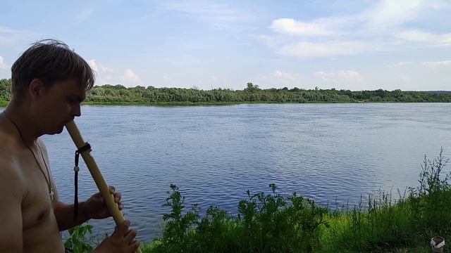 Флейта Пимак, мелодия "Ивы у реки" смотреть онлайн