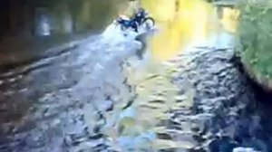 Suzuki TS 50 XK przejazd przez Rzekę ! on the river ! No Airsal