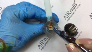 МК Зимние коллекции. Аэрография на ногтях 2019