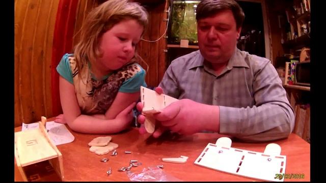 Светильник-собачка, обзор DIY набор для сборки деревянной настольной лампы смотреть онлайн