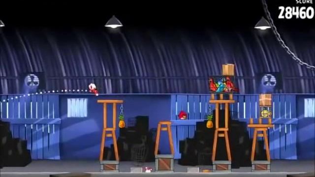 Official Angry Birds Rio Walkthrough Smuggler's Den 1-15 смотреть онлайн