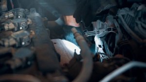 Снятие кожуха выпускного коллектора Nissan