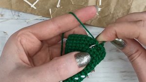 Вязание складки крючком