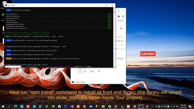 Tutorial Laravel 9 | Online Shop From Scratch Part 1 - Install Laravel