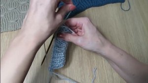 ГЕНИАЛЬНЫЙ ДВУХСТОРОННИЙ УЗОР СПИЦАМИ НА ОСНОВЕ ПОЛУПАТЕНТНОЙ И 1Х1 РЕЗИНКИ.ДЛЯ ШАРФА И СНУДА.