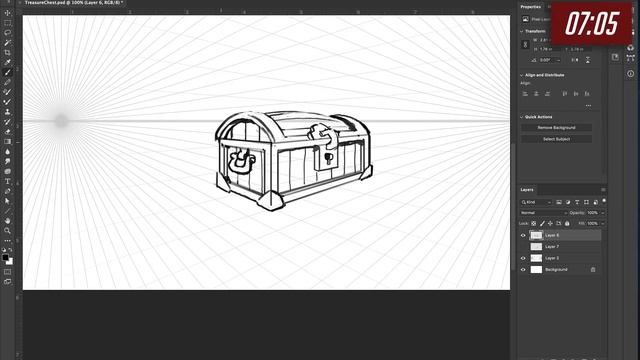 Treasure Chest (15 min) DRAW THIS EVERY DAY #4! #art #beginners #realtime #tutorial смотреть онлайн