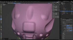 Blender 3.4 hardsurface modeling -Scifi Helmet - Metaballs + sculpting