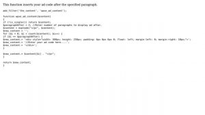 Wordpress: Insert Ad Code in the Middle of a Post (2 Solutions!!)