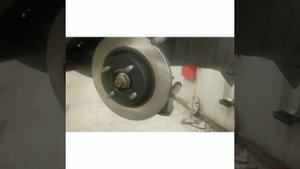 MITSUBISHI SPACE STAR ,front disc and brake pads replacement, متسوبيشي تغير فرامل وديسك امامي
