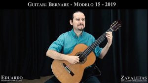 2015 Paulino Bernabe M15 Classical Guitar played by Eduardo Costa.