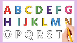 ABC alphabet song l Write the alphabet from A TO Z #learnalphabets #writeabcd #learntowrite