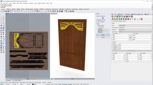 Rhinoceros 3D. UV развертка