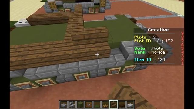 Minecraft WW2 Build Tutorial: T-34-85 смотреть онлайн