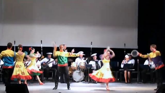 "Танец с бубнами"_ фрагмент - хореография Ю.Копытина_ пост.И.Малахова_ Черноморский Ансамбль_2011г. смотреть онлайн