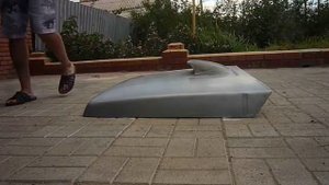 Стекло-пластиковый силовой капот на Ниву