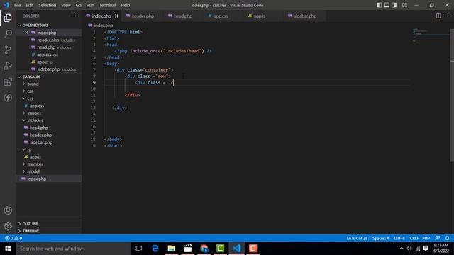 Car Sales Management in Php Mysql Part 1