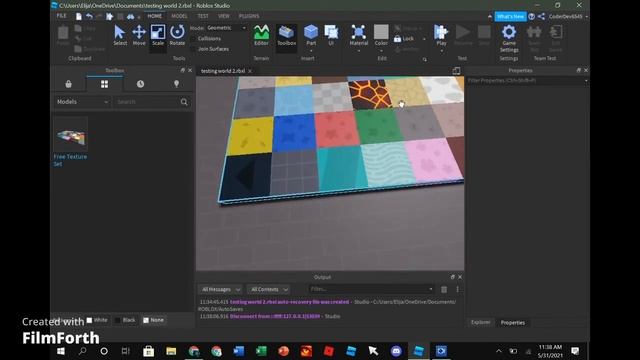 How to use textures in Roblox Studio смотреть онлайн