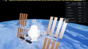 Roblox Space Sailors International Space Station (ISS) Orbiting Earth 7 hours  Time-Lapse