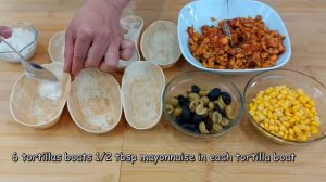 tortilla wrap recipe chicken tortilla boats Mexican food