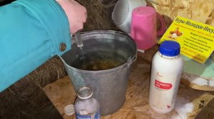 Поение кроликов зимой