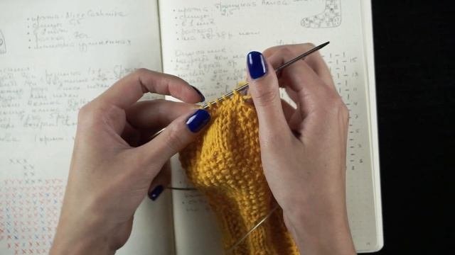 Женские НОСОЧКИ В КЛЕТКУ | круговые спицы