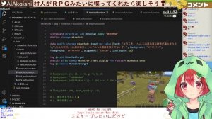 【Minecraft】ＲＰＧみたいに喋るようになるライブラリつくる！【えにでぃあ/赤石愛】